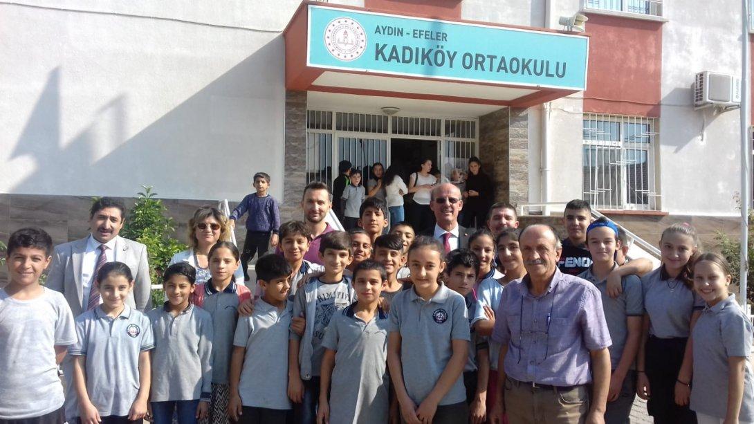 İlçe Milli Eğitim Müdürümüz Sayın Mustafa ÖZMEN, Kadıköy Ortaokulu ve Kadıköy İlkokulu'nu ziyaret etti