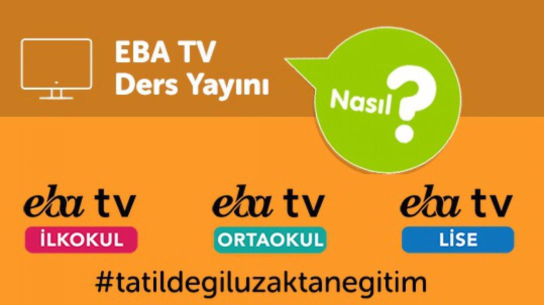 EBA TV (31Ağustos-18 Eylül)
