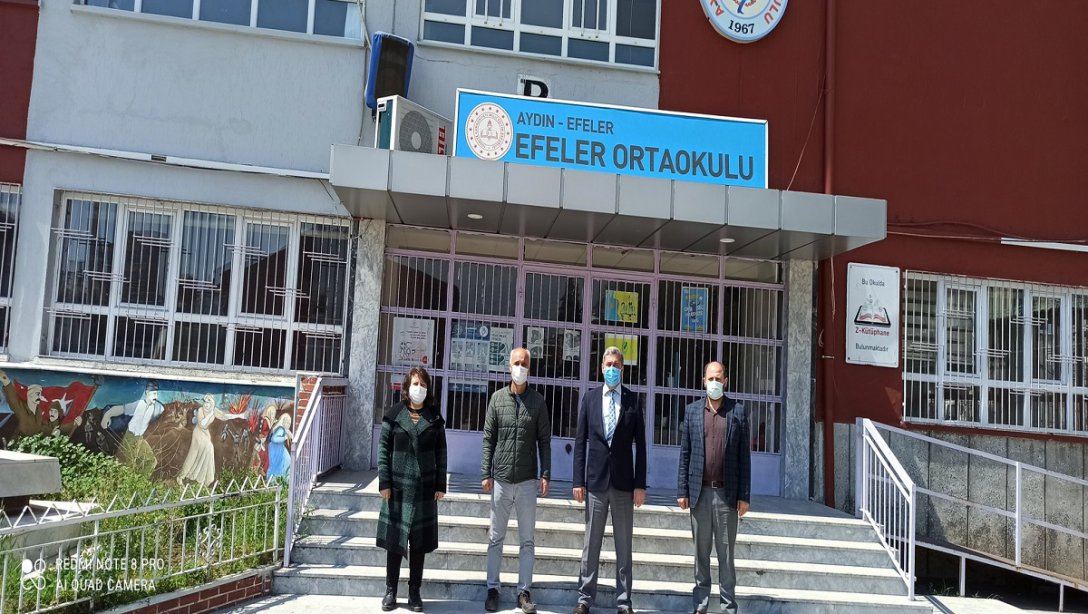 İlçe Milli Eğitim Müdürümüz Sayın Hakan ÖZCAN Efeler Ortaokulu'nu Ziyaret Etti.
