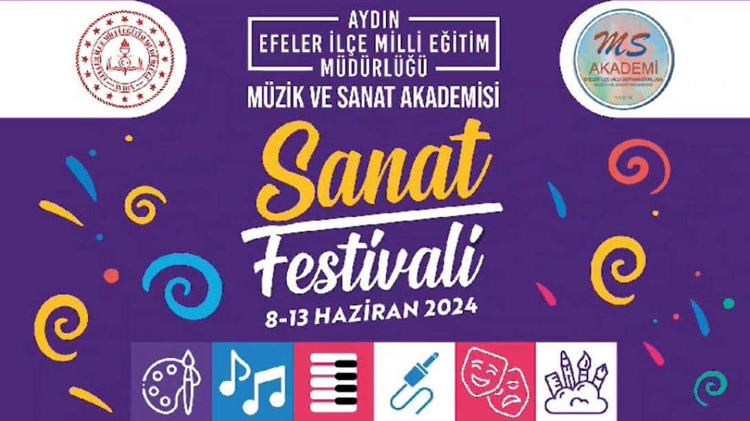 Efeler İlçe Milli Eğitim Müdürlüğü'nden Bir İlk: Müzik ve Sanat Akademisinden Altı Gün Sürecek 